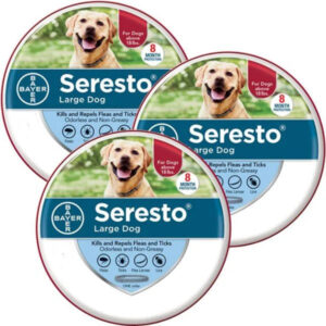 3 Pack 8 Month Prevention Kills And Repels Fleas And Ticks For Large Dogs