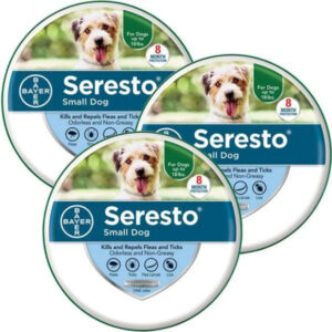 3 Pack 8 Month Prevention Kills And Repels Fleas And Ticks For Small Dogs